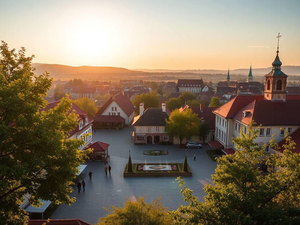 Majówka w Bielsku Podlaskim - ludzie cieszący się wiosennym dniem w parku miejskim.